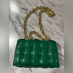 EvaLuLu Woven Chain Bag